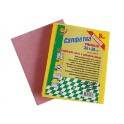 Салфетка"Пятиминутка-5"(30*38см)вискоза/24/
