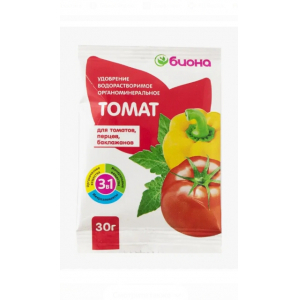 Удобрение Водорастворимое Томат-Перец Биона30гр./50/